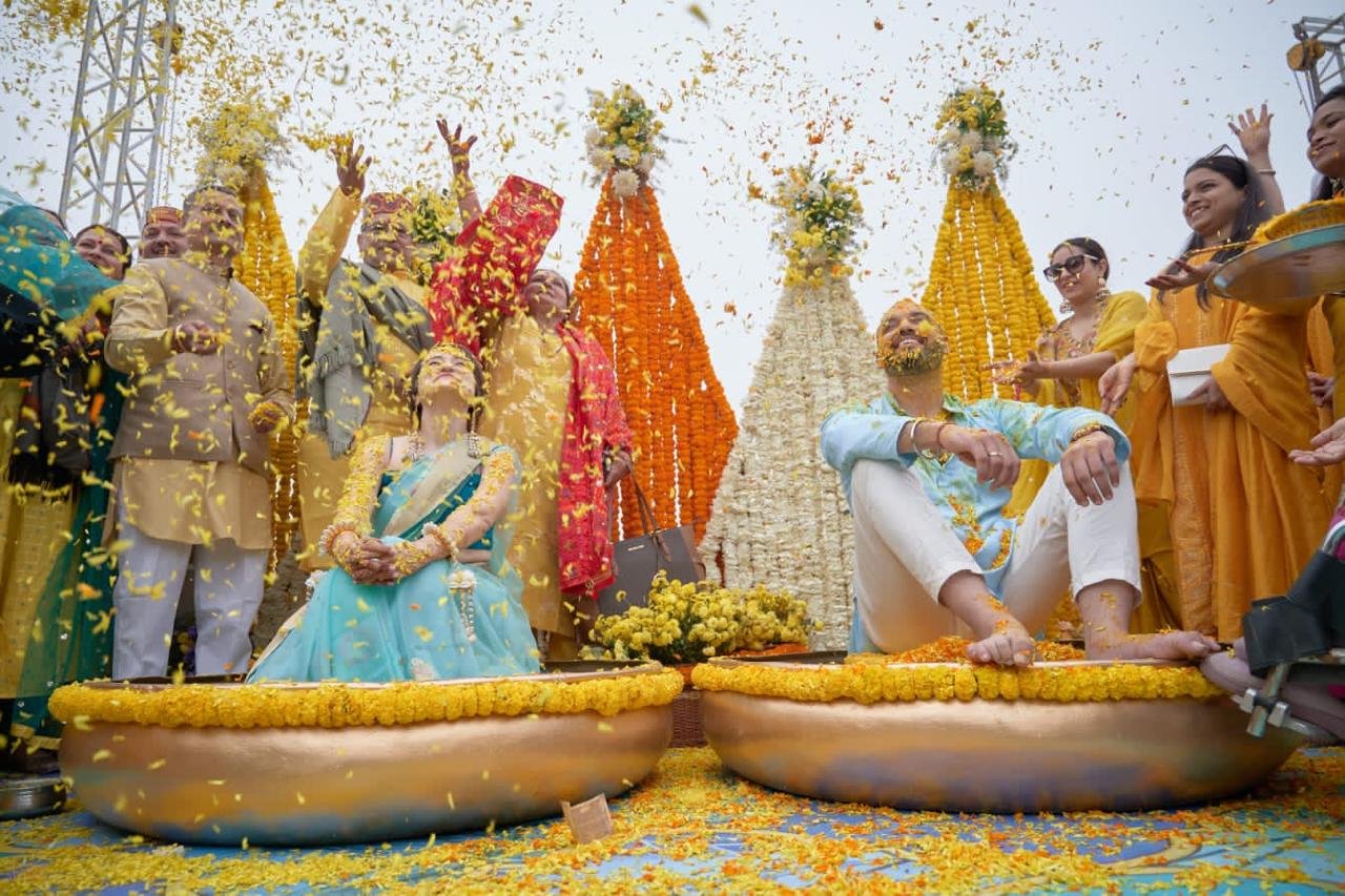 Haldi ceremony decoration