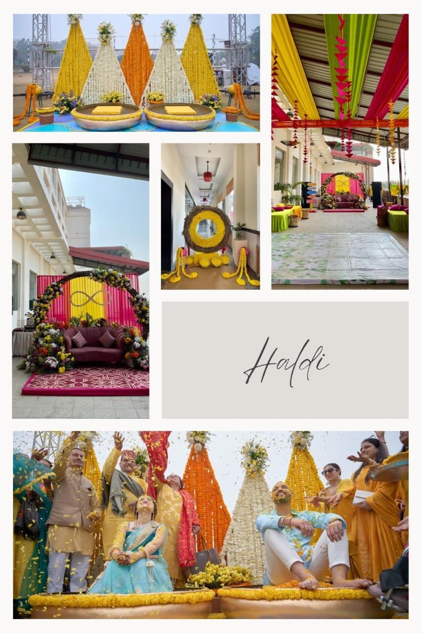 Haldi collage setup